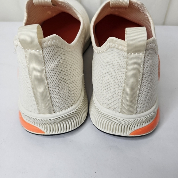 French Connection Men's Dart Slip On Sneakers White Orange FCUK Size 8 - Picture 6 of 9